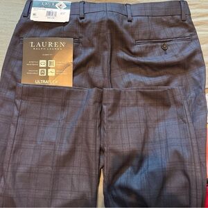 New! Lauren Ralph Lauren Norton Ultra Flex Blue 30x30 Classic Fit Pants Stretch